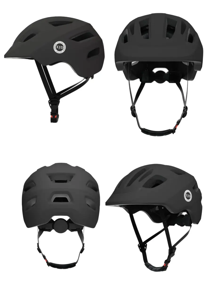 XJD Toddler Helmet Black X-Small | Adjustable Fit Dial for Kids & Toddlers, 46-51 cm - view 2
