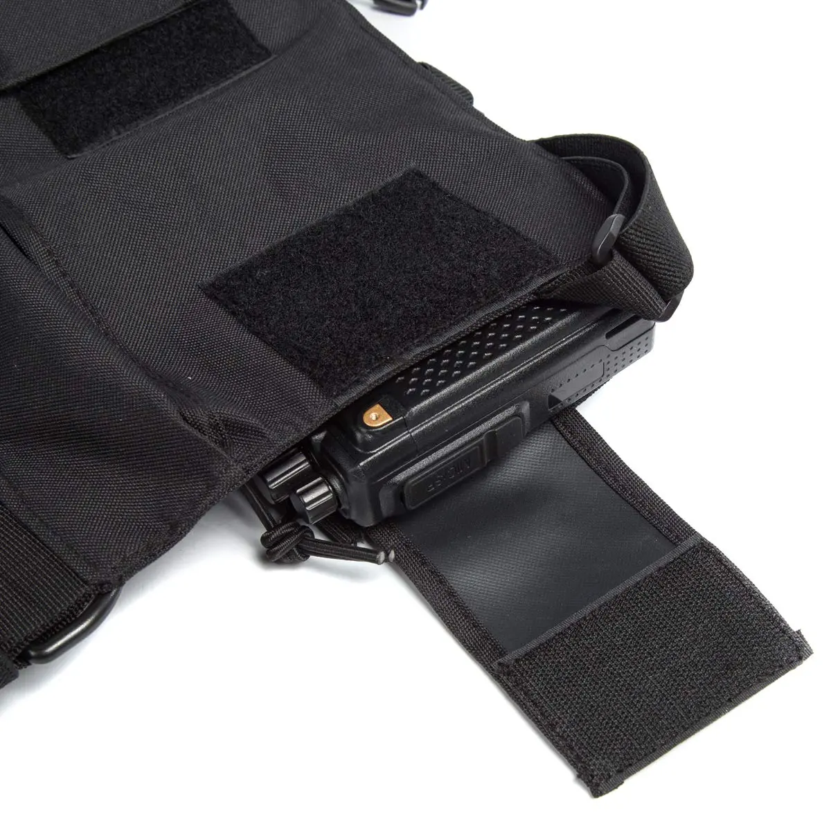 LUITON Radio Shoulder Holster Chest Harness Holder Vest Rig for Two Way Radio 0.318kg (0.70lb) | Adjustable, Durable Nylon, Fits Kenwood, Baofeng, Retevis - view 7