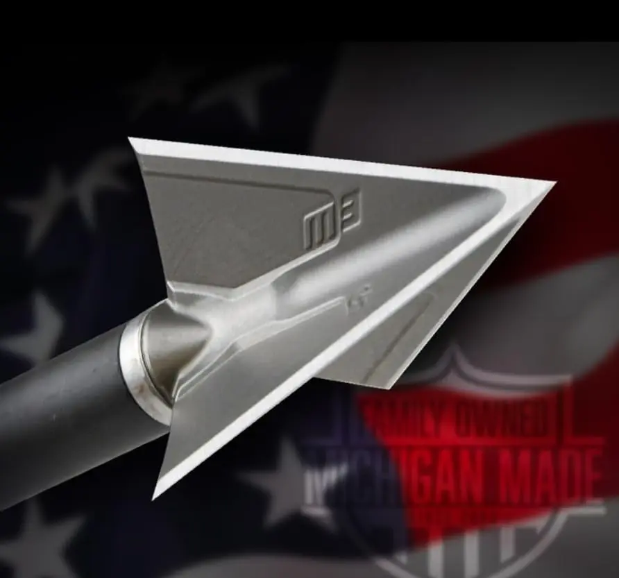 G5 Outdoors Montec M3 100 Grain Broadhead Stainless Steel | Precision Bow Hunting Arrowhead - view 3