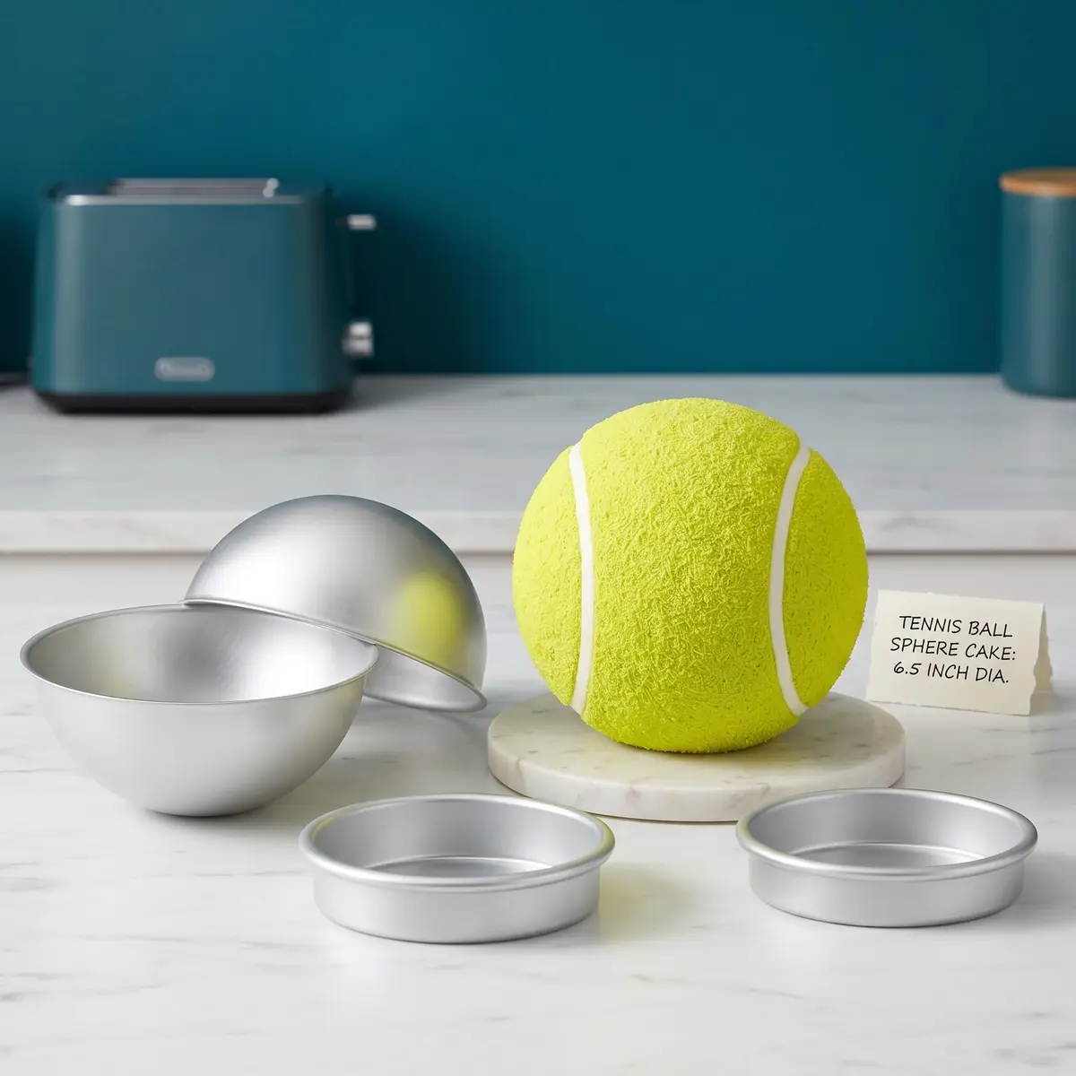 Hedume Set of 8 Cake Sphere Pan, 6.5 Inches | Create Ball-Shaped Cakes for All Occasions - view 6