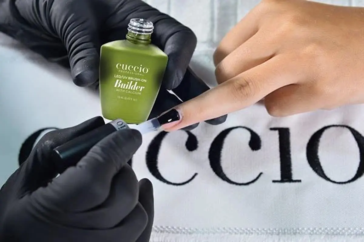 Cuccio Brush-On Builder Gel With Calcium 0.43 Fl Oz | Clear, Strengthening & Long-Lasting - view 6