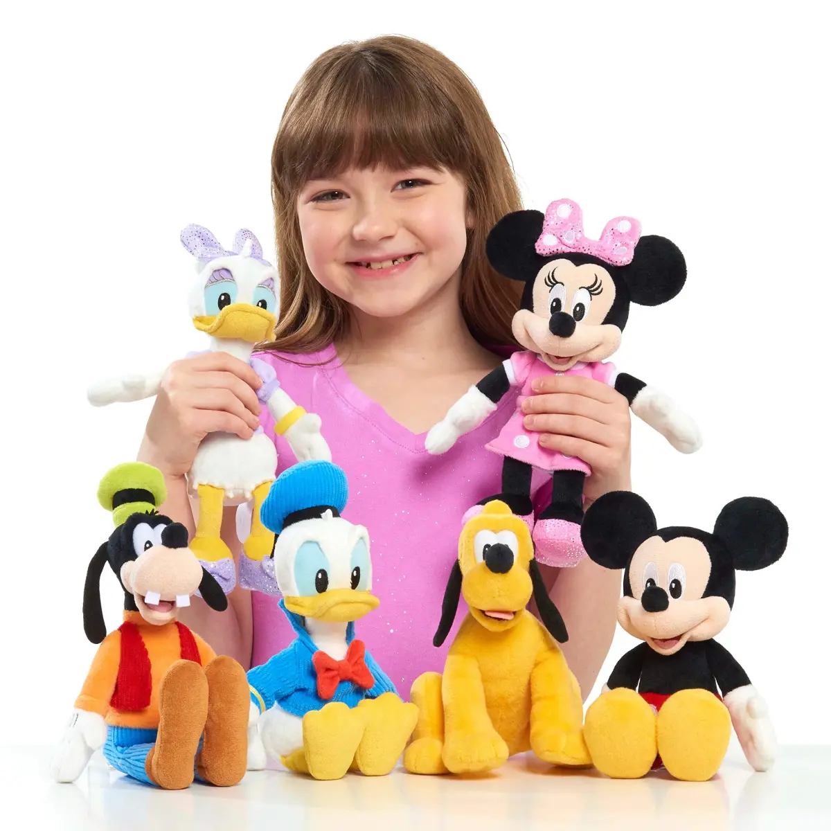 Just Play Disney Junior Mickey Mouse Bean Plush Minnie Mouse Stuffed Animal, 20.3cm (8 inches) | Classic Disney Friends for Play and Display - view 2