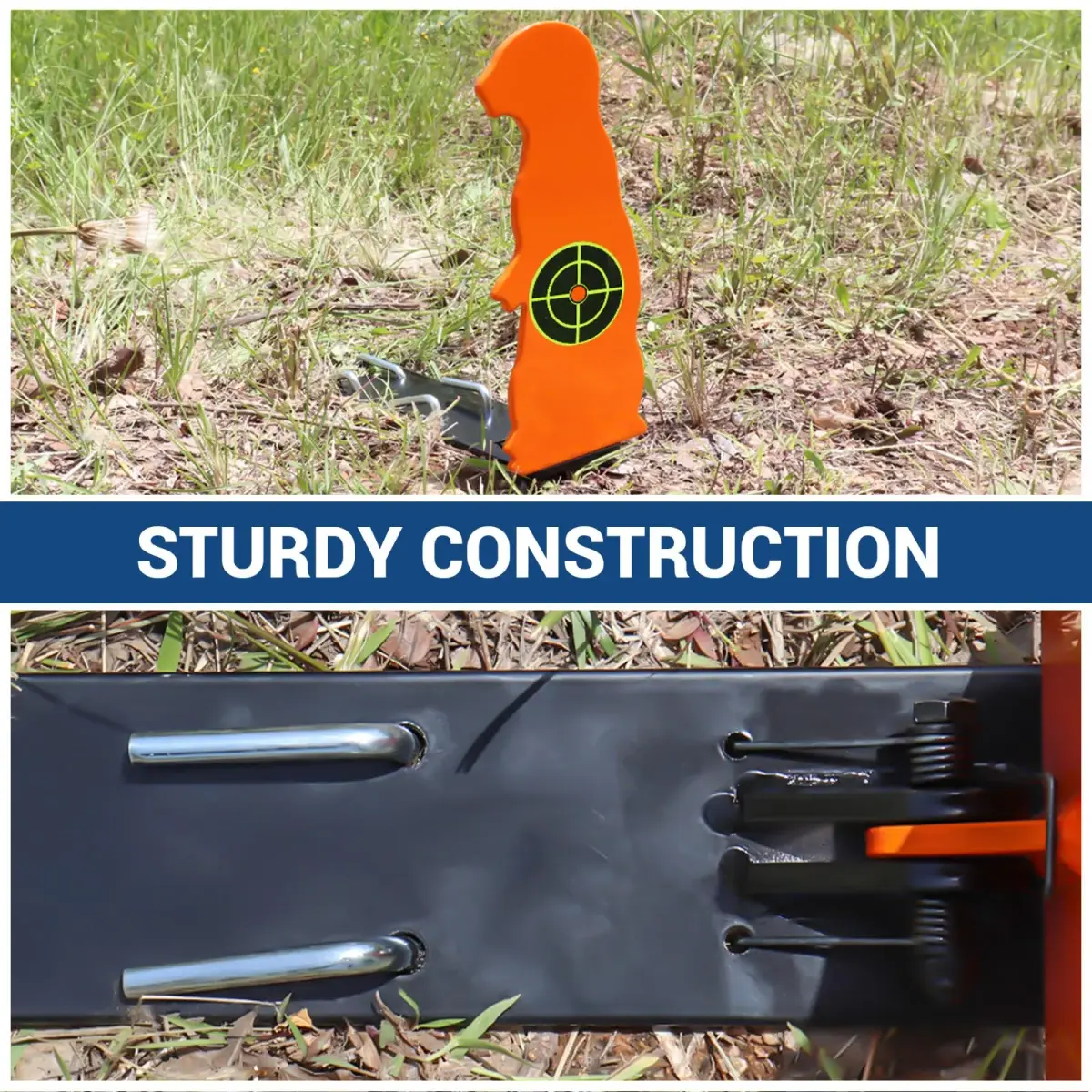 Highwild Resetting Target for .22 Caliber Rimfire | 2.5 Inch Steel Prairie Dog Silhouette - view 5