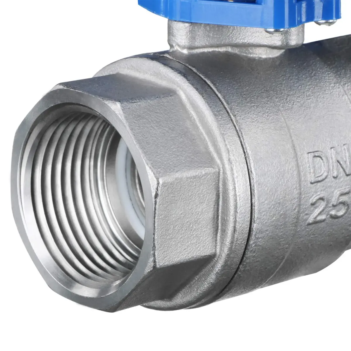 U.S. Solid Motorized Ball Valve 1" NSF Certified 304SS Full Port 9-24V AC/DC | Auto Return - view 5