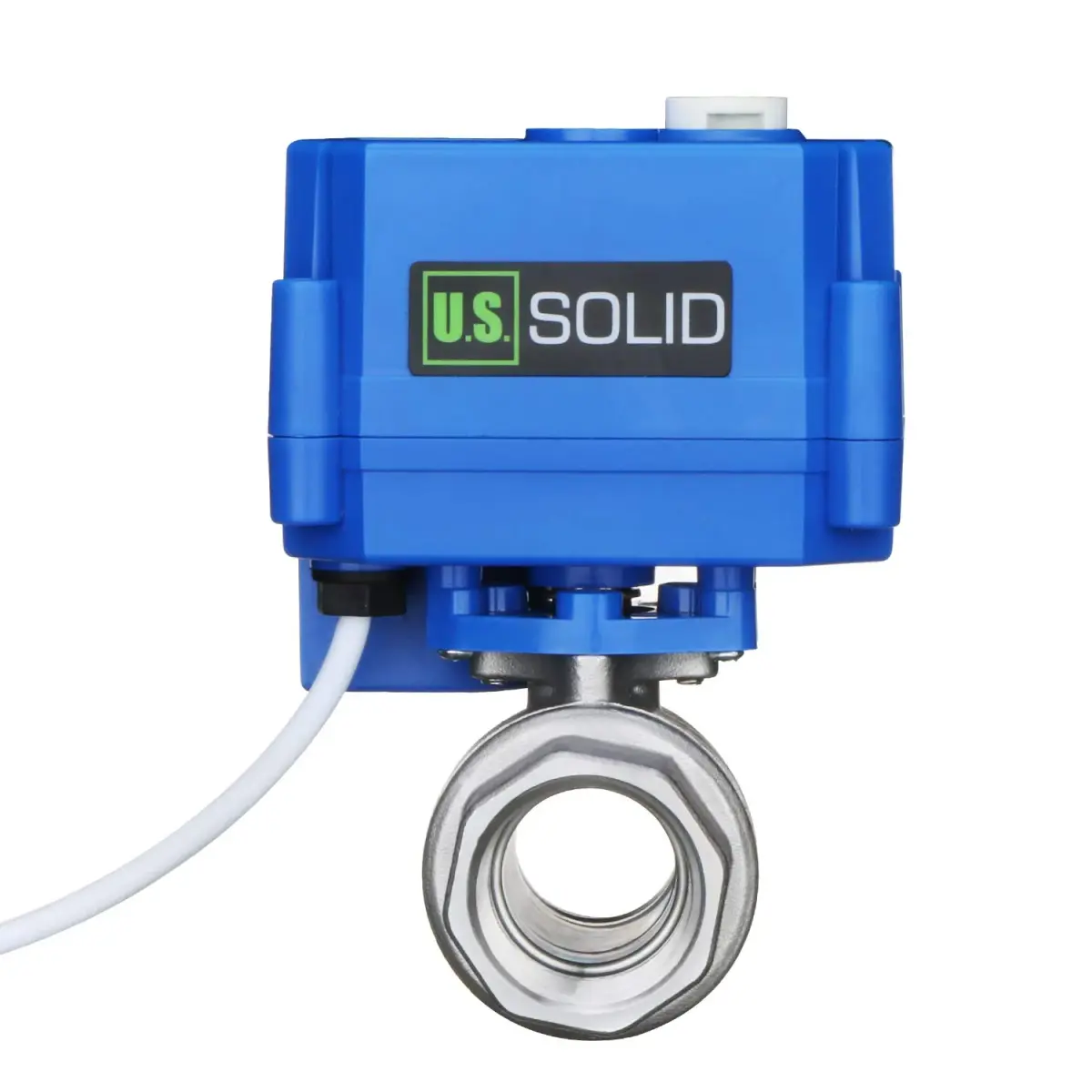 U.S. Solid Motorized Ball Valve 3/4" NSF Certified 304SS Full Port 9-24V AC/DC | 19.05mm (0.75 Inch) NPT - view 2