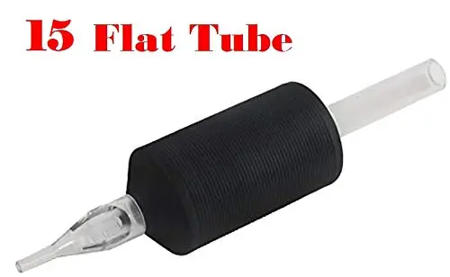 Tatmax International Clear Tattoo Disposable Tube Grips 20pcs (15 Flat) | Medical Grade Sterilized - view 2