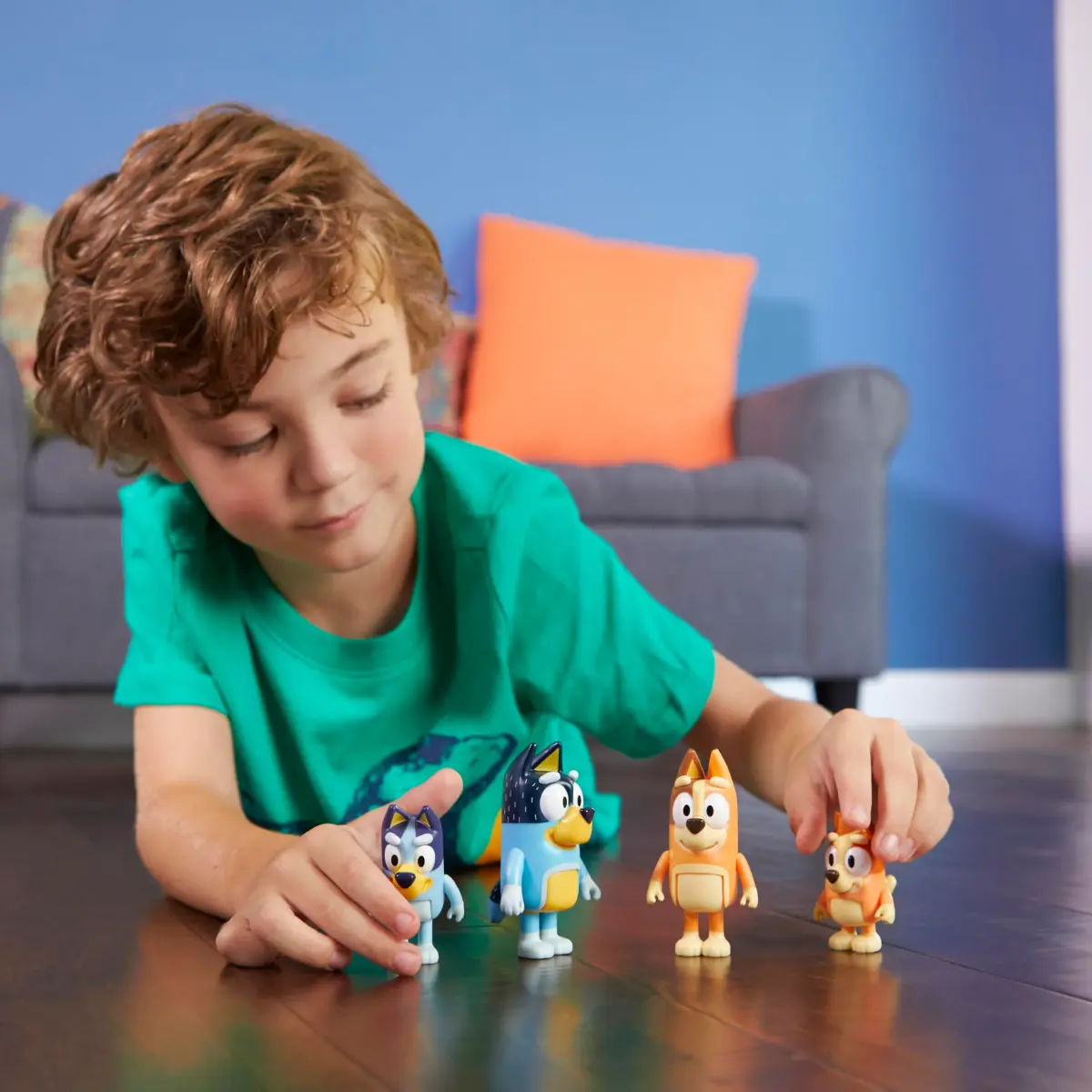 Bluey Family Figure 4-Pack, Poseable Toys with Bingo & Bandit | ASTM-Tested, Non-Toxic Plastic - view 6