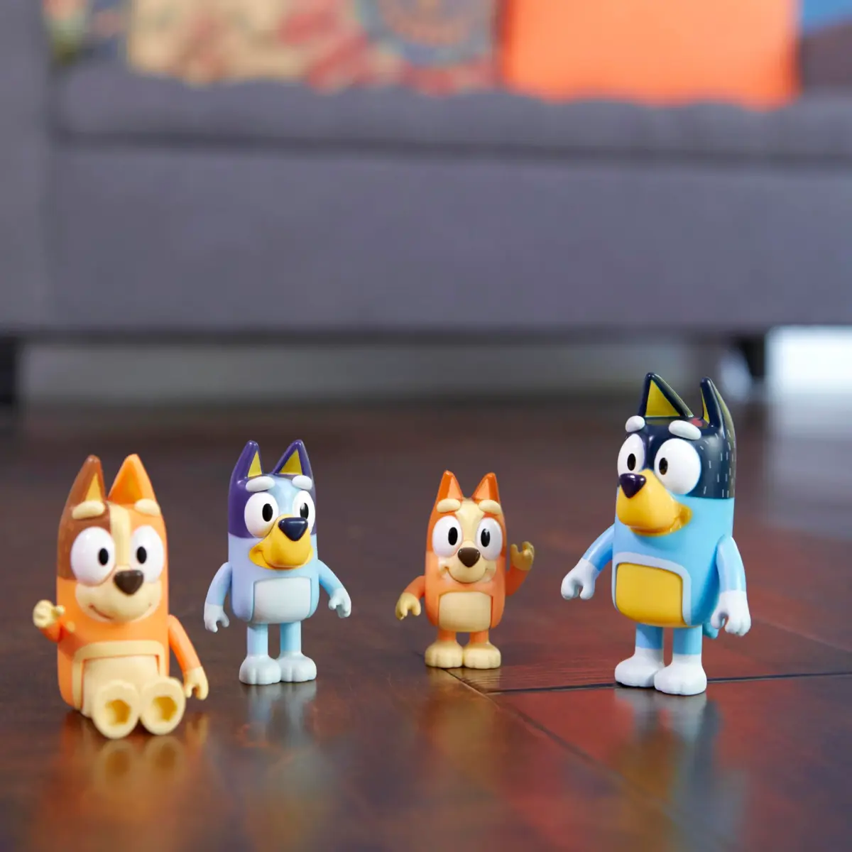 Bluey Family Figure 4-Pack, Poseable Toys with Bingo & Bandit | ASTM-Tested, Non-Toxic Plastic - view 7