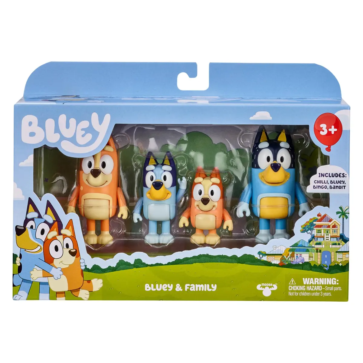 Bluey Family Figure 4-Pack, Poseable Toys with Bingo & Bandit | ASTM-Tested, Non-Toxic Plastic - view 9
