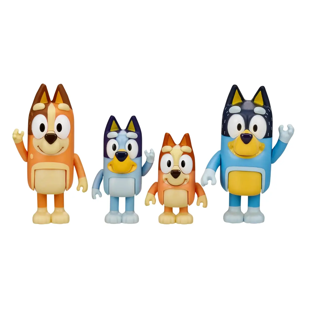 Bluey Family Figure 4-Pack, Poseable Toys with Bingo & Bandit | ASTM-Tested, Non-Toxic Plastic - view 3