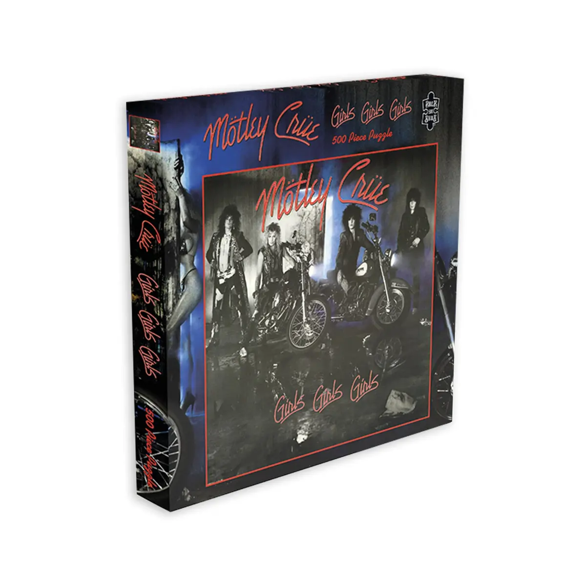 RockSaws Motley Crue 500 Piece Jigsaw Puzzle | Music & Rock Theme, 12.2" x 12.2" - main product image