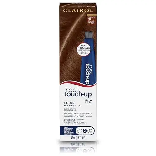Clairol Root Touch-Up Gel 5R Auburn Red 44ml (1.5 Fl Oz) | Semi-Permanent Gray Blending - main product image