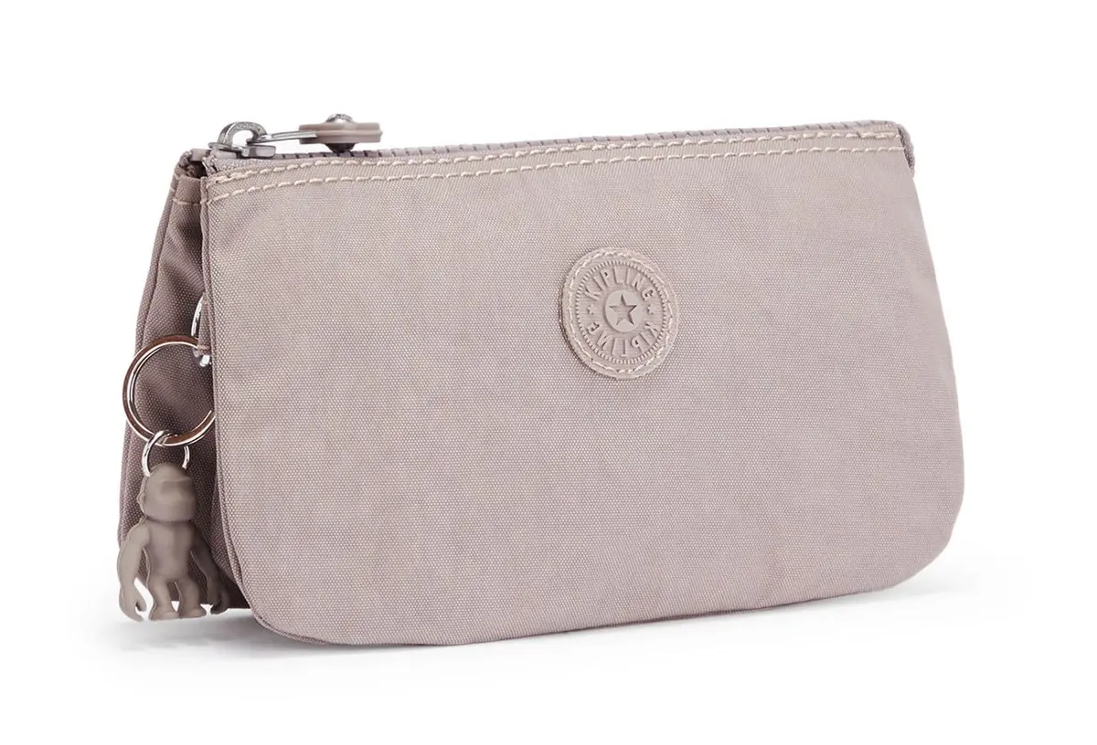 Kipling Creativity L Women’s Purse Grey Grey 4x18.5x11 cm | Vibrant, lightweight design for women - view 2