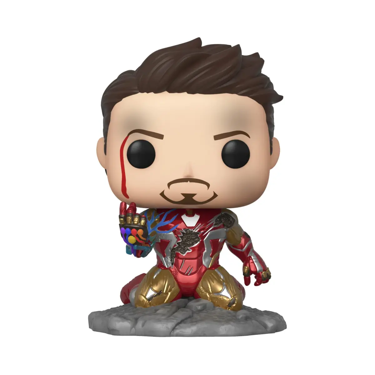 Funko Pop! Avengers Endgame I Am Iron Man Glow-in-The-Dark Deluxe Vinyl Figure 10cm (4") | Collectible Movie Figure - view 2