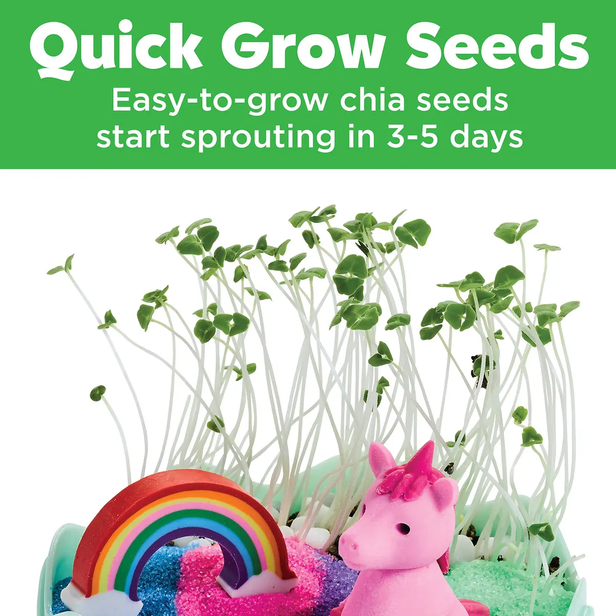 Creativity for Kids Unicorn Egg Terrarium Mini Garden Kit | 17.78 cm (7 in) h x 12.07 cm (4.75 in) w - view 4