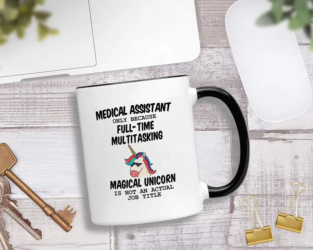 Casitika Medical Assistant Gifts for Women | 11 oz Certified Unicorn Mug for Healthcare Professionals - view 2