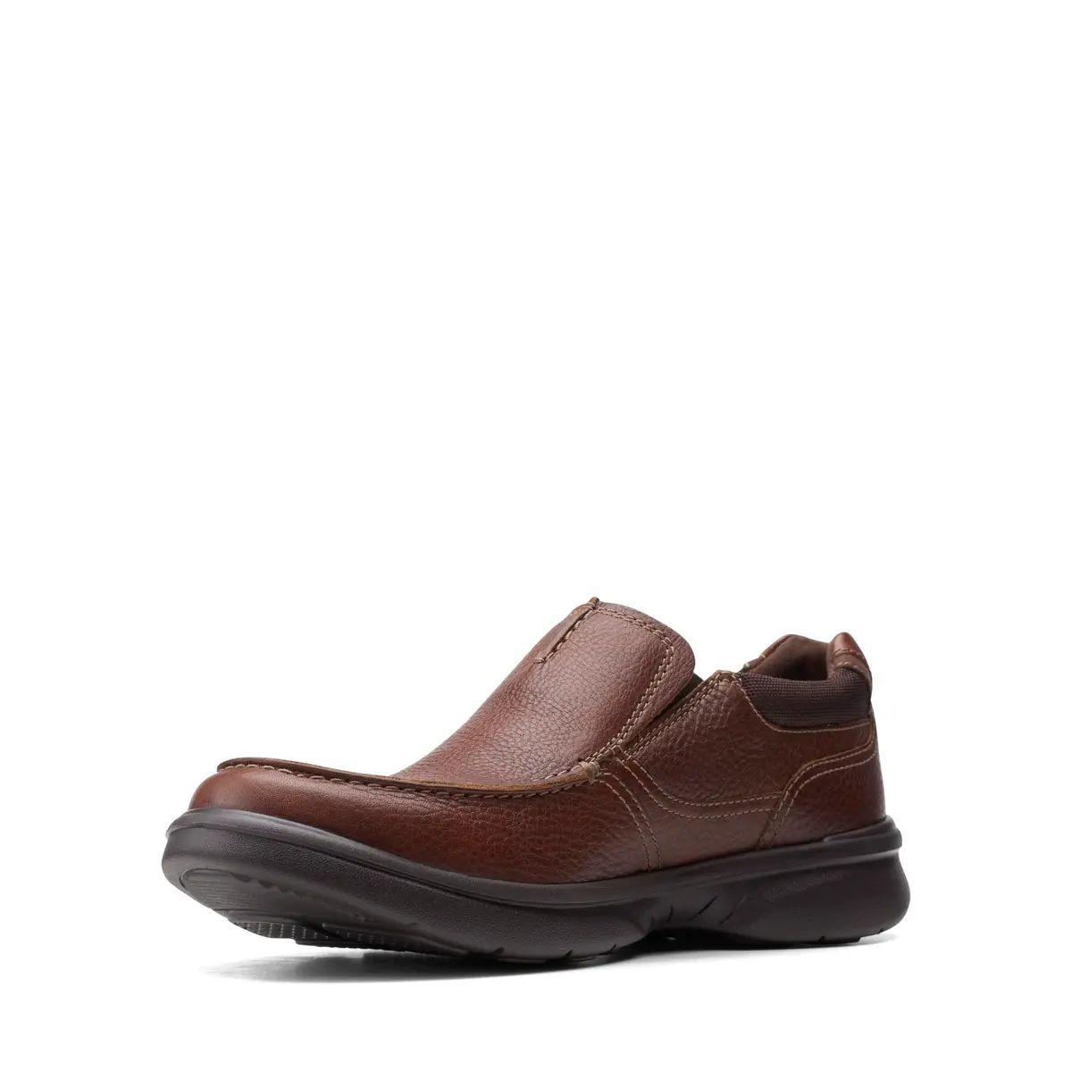Clarks Men's Bradley Free Loafer 9 Wide | Tan Tumbled Leather, Slip-On Comfort - view 5