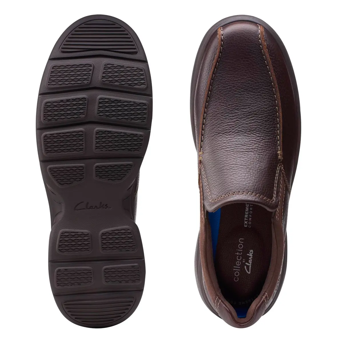 Clarks Collection Men's Bradley Step Loafer Brown Tumbled 2.27 kg (3 lb) | All-Occasion Casual Slip-On - view 10