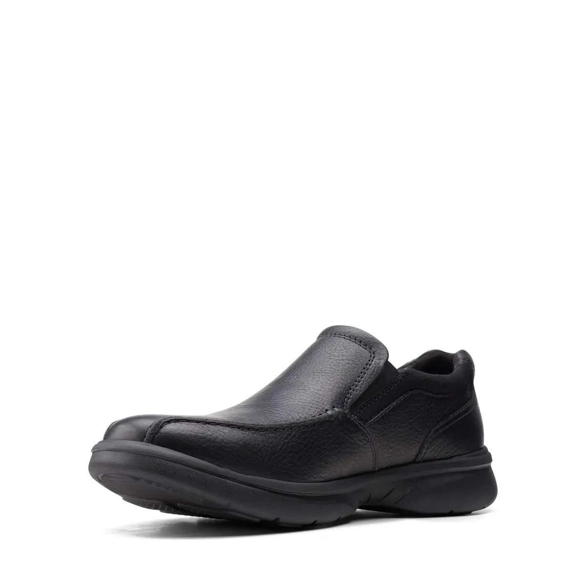 Clarks Collection Men's Bradley Step Loafer Black Tumbled Leather 2.27 kg (5 lb) | Business Casual Slip-On - main product image