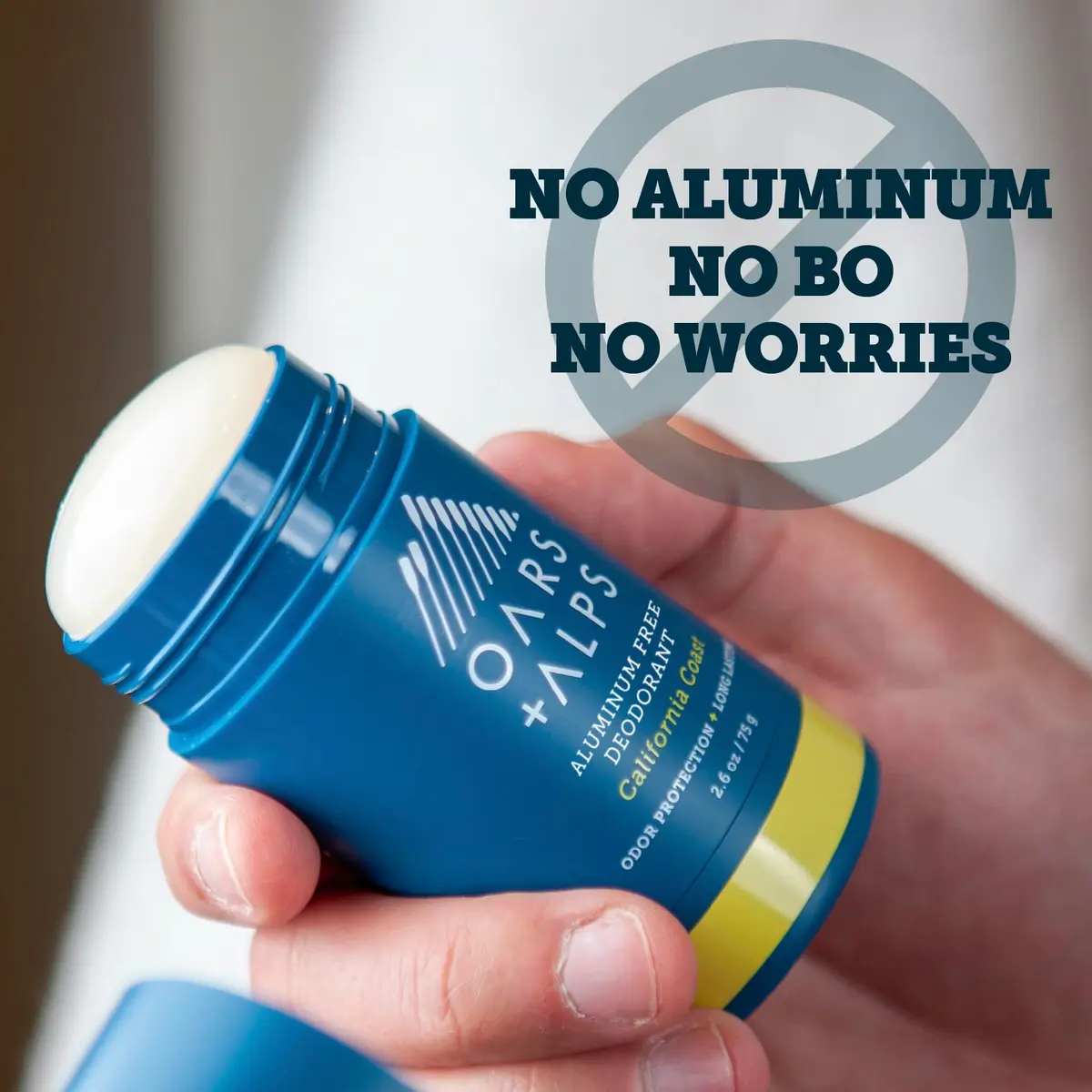 Oars + Alps Aluminum Free Deodorant Stick California Coast 5.2oz (2.6oz x 2) | Odor Protection Without Pit Stains - view 4