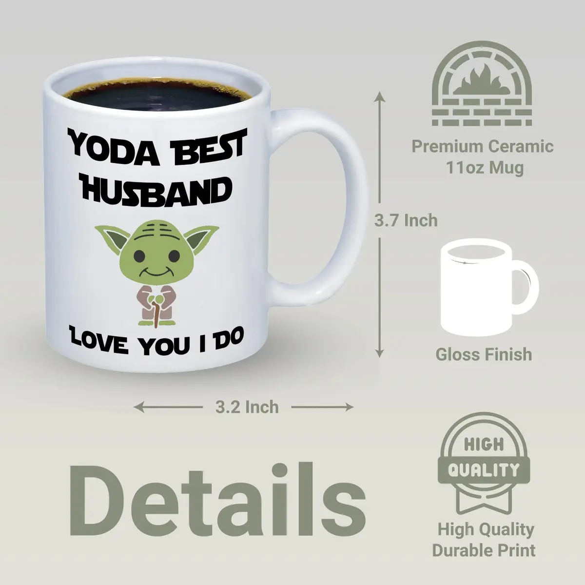 Suchmugs Best Husband Mug From Wife 11 Ounces | Funny Husband Gift for Him - view 3