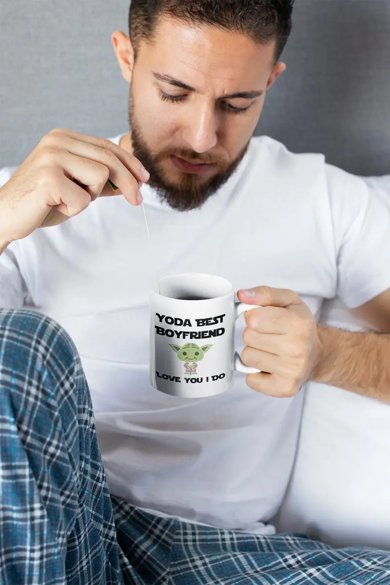 Suchmugs Best Boyfriend Mug from Girlfriend 11oz Ceramic Coffee Cup | Funny Birthday & Anniversary Gift - view 5