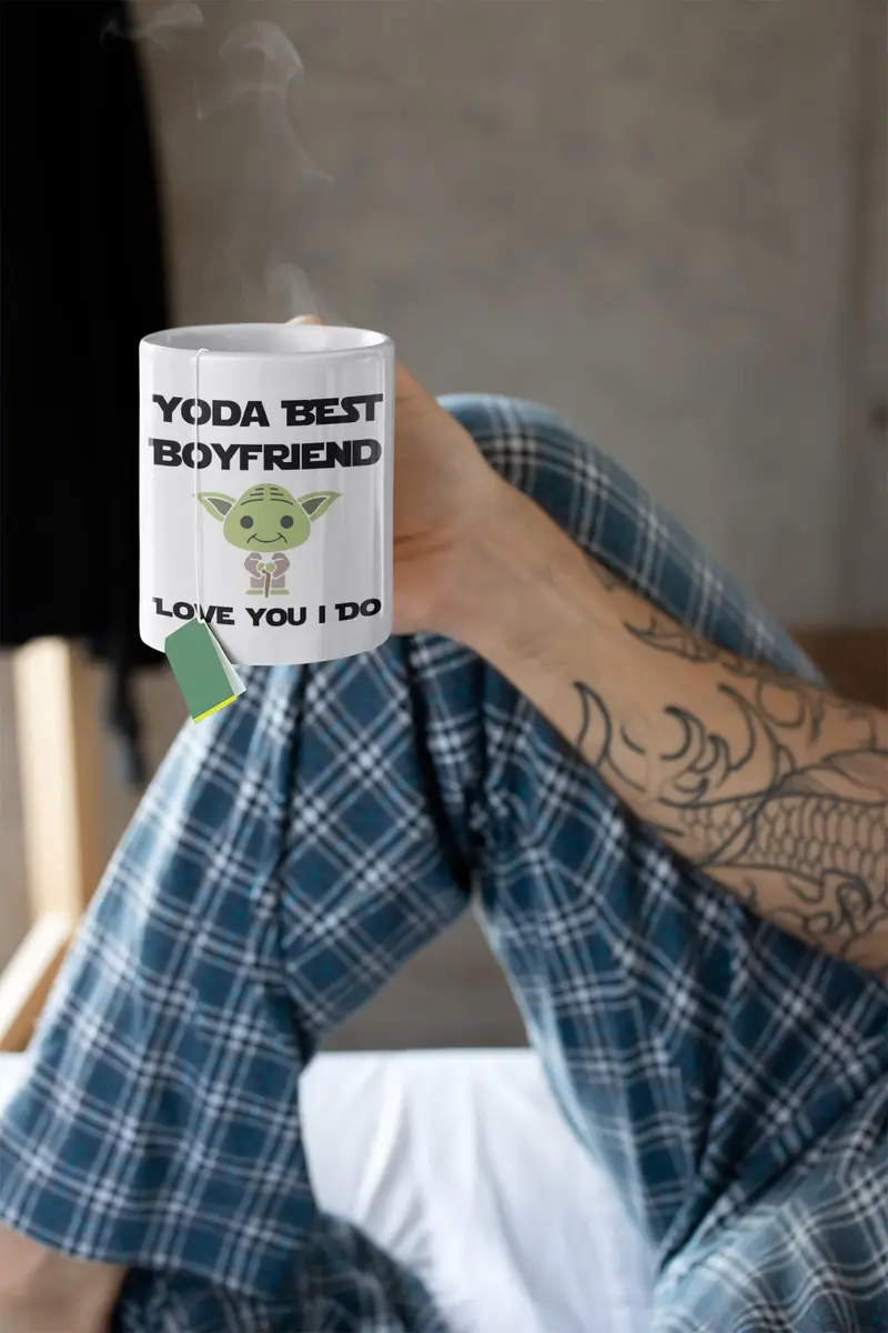 Suchmugs Best Boyfriend Mug from Girlfriend 11oz Ceramic Coffee Cup | Funny Birthday & Anniversary Gift - view 6