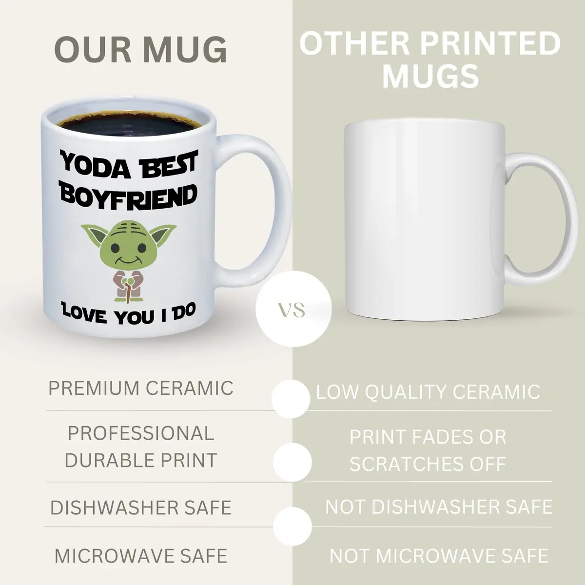 Suchmugs Best Boyfriend Mug from Girlfriend 11oz Ceramic Coffee Cup | Funny Birthday & Anniversary Gift - view 4