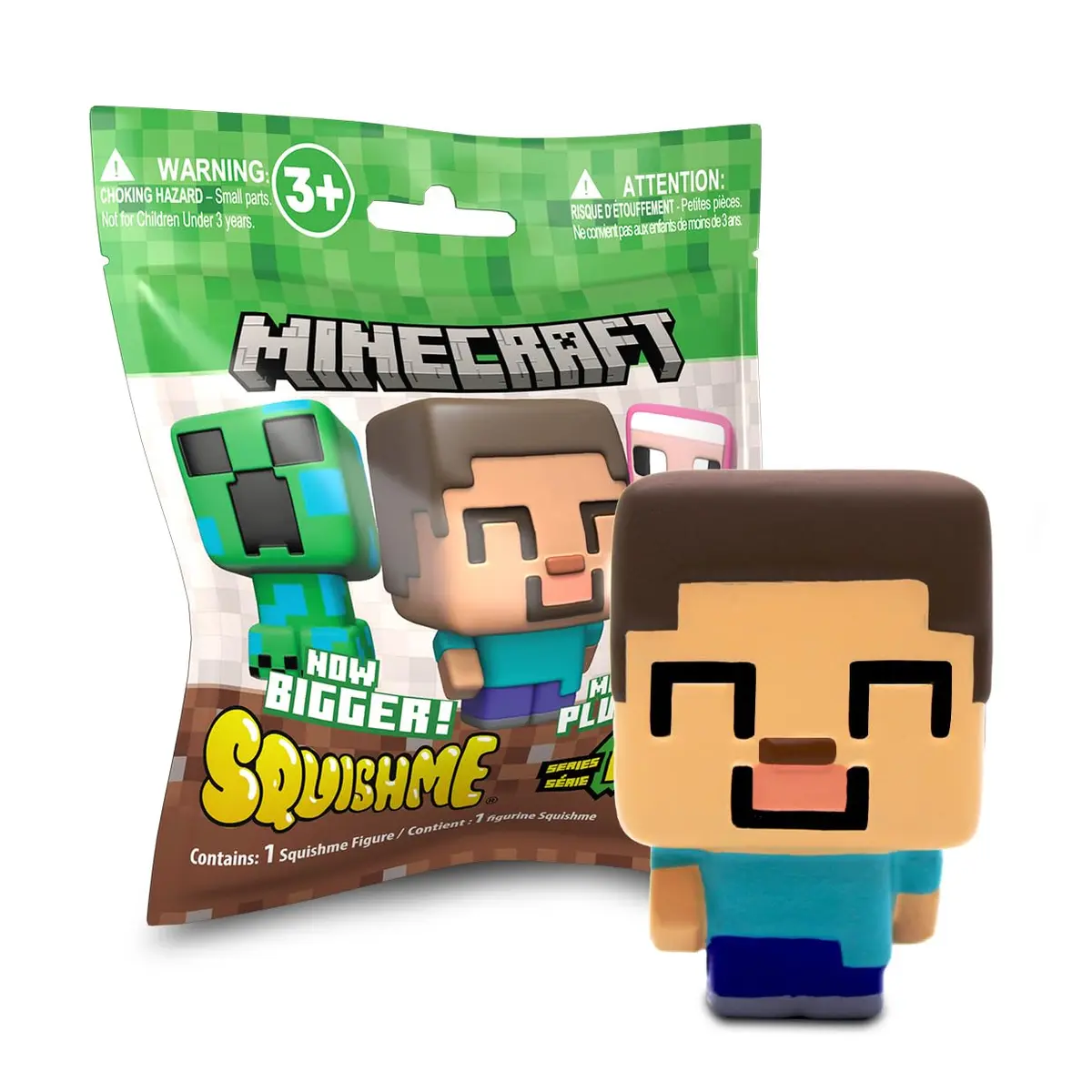 Just Toys – Minecraft SquishMe Blind Bag Squishy Toy, 3.5 inches | Stress Relief & Collectible Fun - main product image