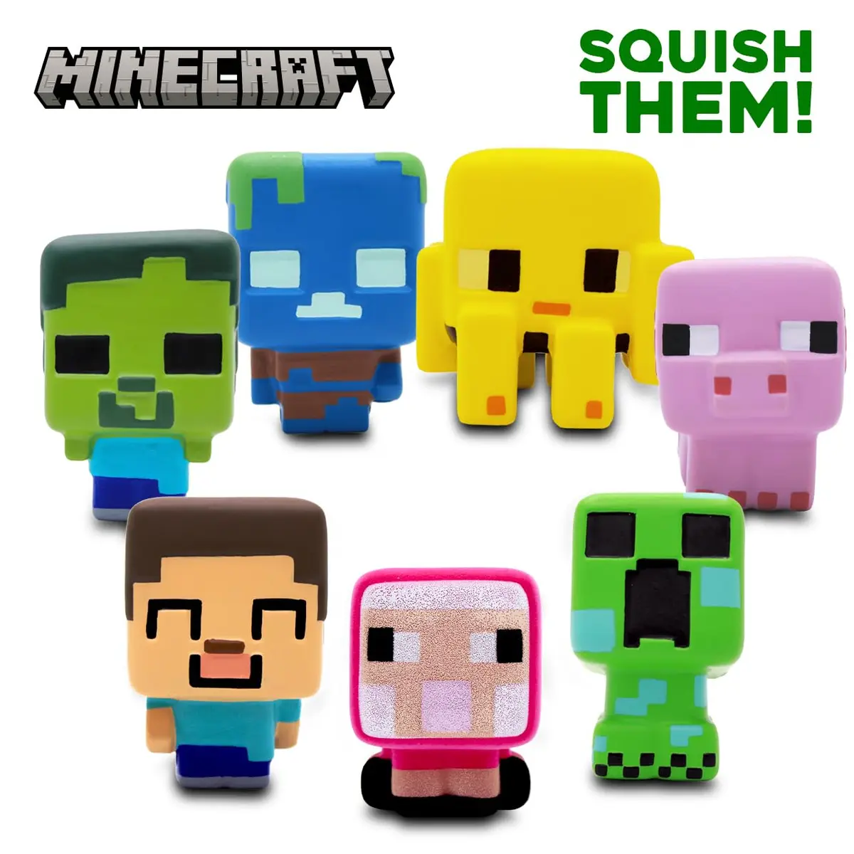 Just Toys – Minecraft SquishMe Blind Bag Squishy Toy, 3.5 inches | Stress Relief & Collectible Fun - view 9