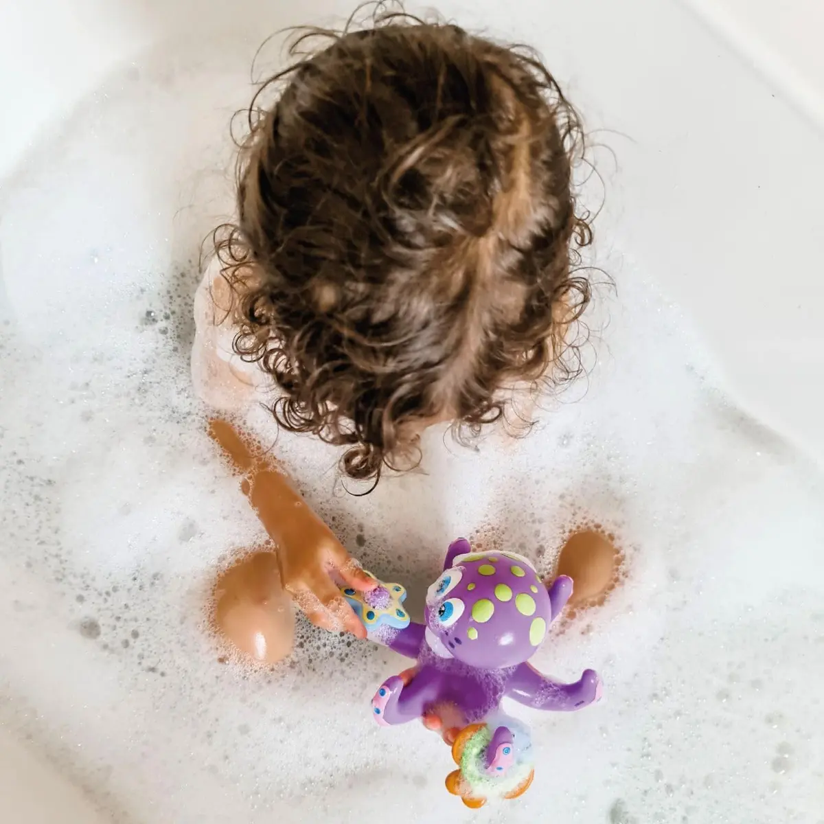 Nuby Floating Octopus with 3 Hoopla Rings Bath Toy | BPA-Free, Mold-Free Design for Toddlers 18+ Months - view 9