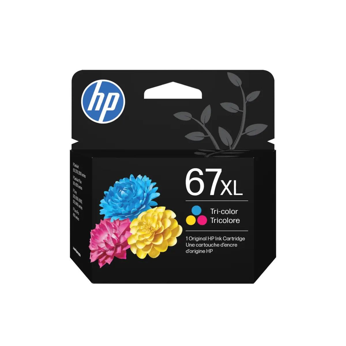 HP 67XL Tri-Color High-Yield Ink Cartridge | Works with HP DeskJet 2700 Series, Envy 6000 Series | 200 Pages | 11.2 ml (0.37 Fl Oz) - main product image