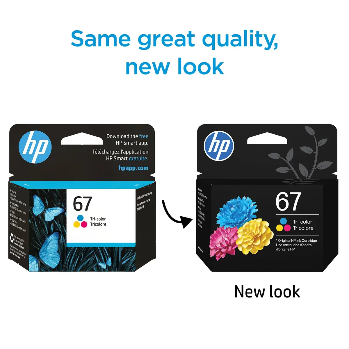 HP 67 Tri-Color Ink Cartridge | 100 Pages Yield | Compatible with DeskJet 1255, 2700, 4100 Series, Envy 6000, 6400 Series - view 2