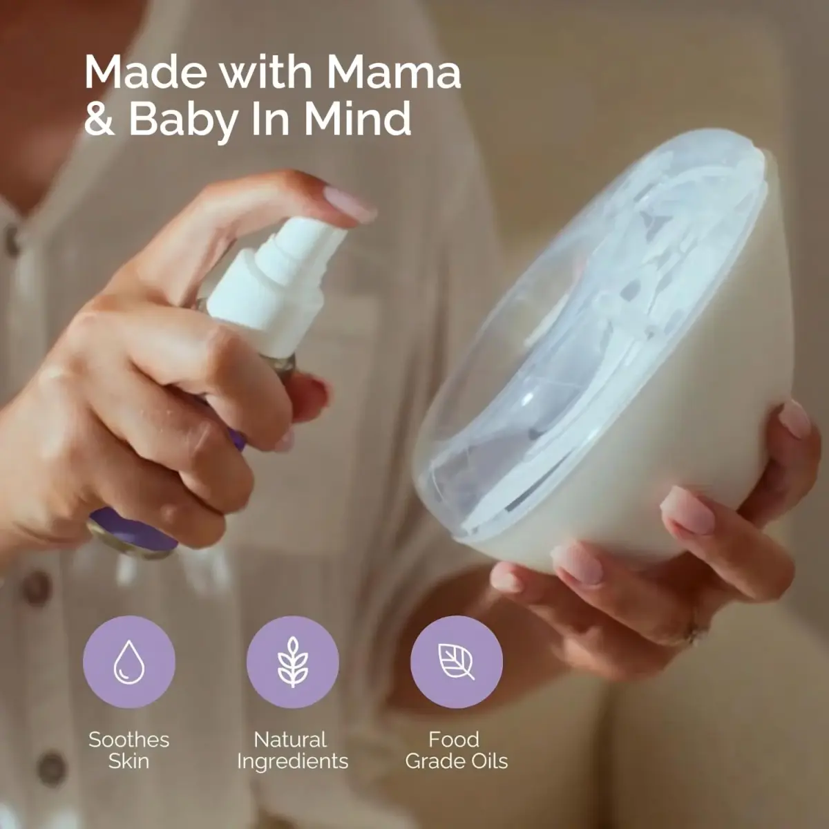 CoBoo Original Pumping Spray, Organic Breast Pump Lubricant 118ml (4 Fl Oz) | Helps Sore Nipples & Clogged Milk Ducts - view 3