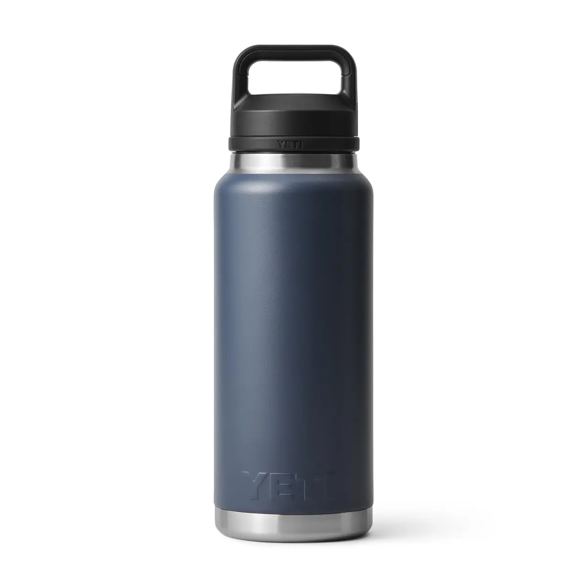YETI Rambler 36 oz Bottle with Chug Cap, Navy | Insulated Stainless Steel Water Bottle (1065ml / 36oz) - view 5