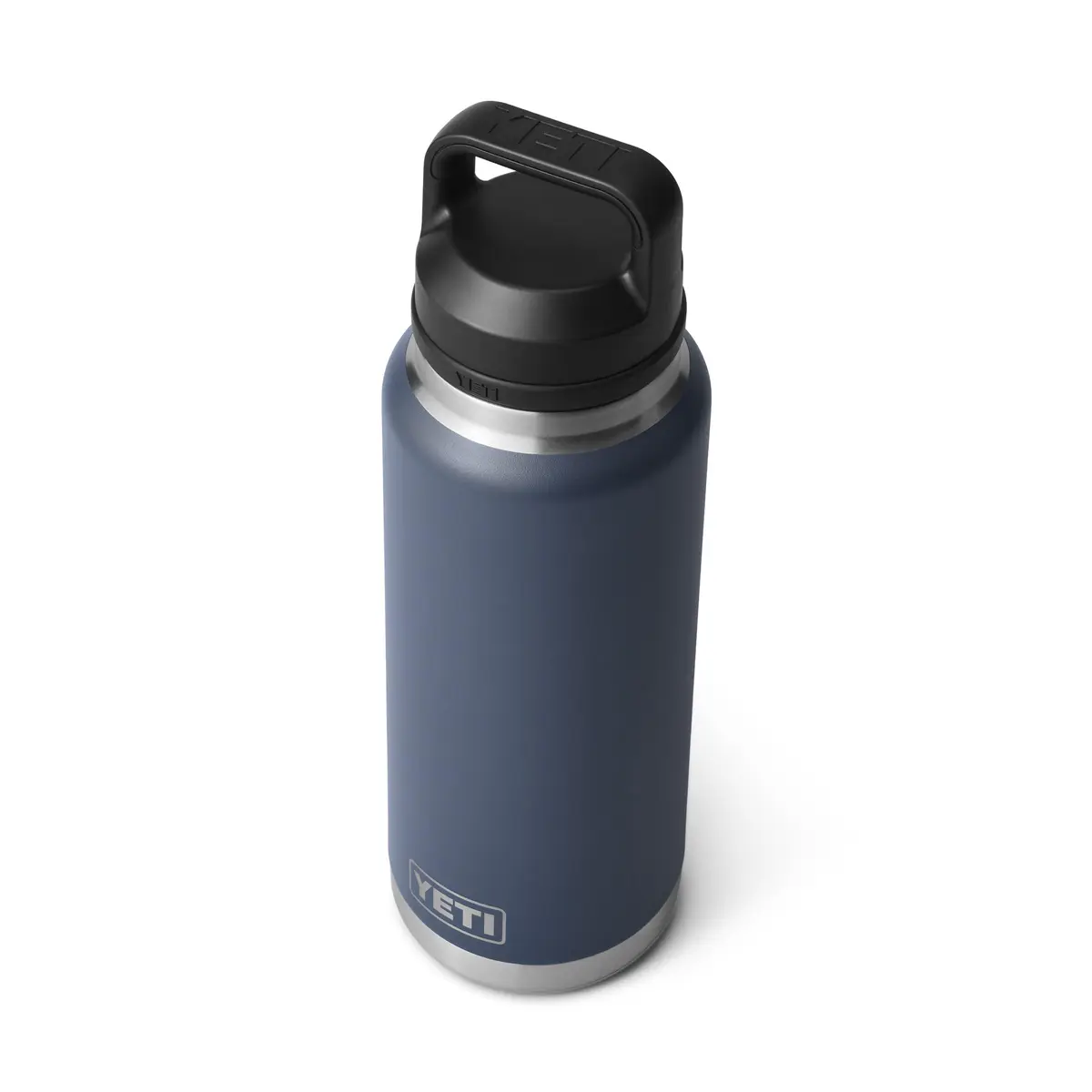 YETI Rambler 36 oz Bottle with Chug Cap, Navy | Insulated Stainless Steel Water Bottle (1065ml / 36oz) - view 7