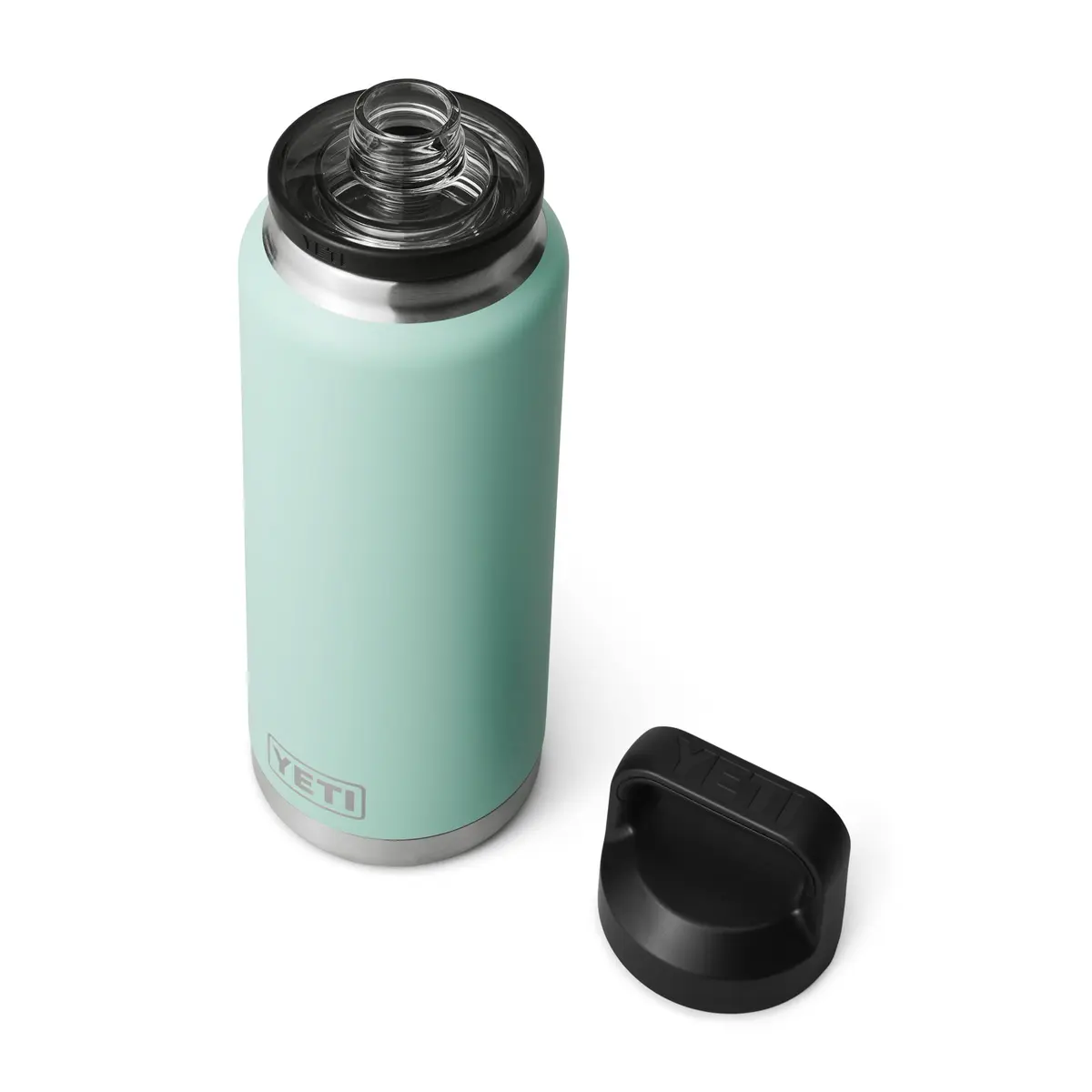 YETI Rambler 36 oz Bottle with Chug Cap, Seafoam | 1035 ml (36 fl oz) Insulated Stainless Steel - view 3
