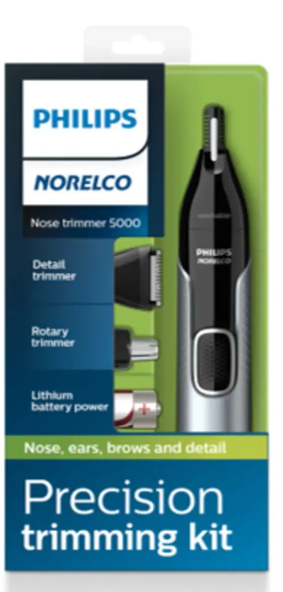 Norelco Nose Trimmer 5000 for Nose, Ears, Eyebrows NT5600/42 | Protective Guard System - view 2