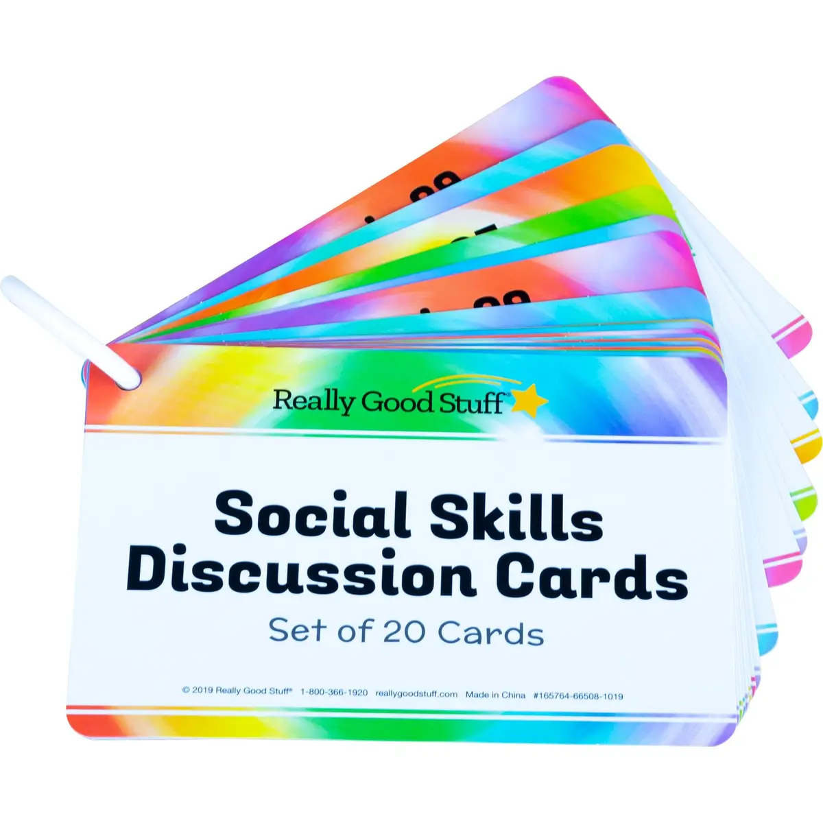 Really Good Stuff Social Skills Discussion Cards, Set of 20 | Develop Emotional & Social Skills - view 4