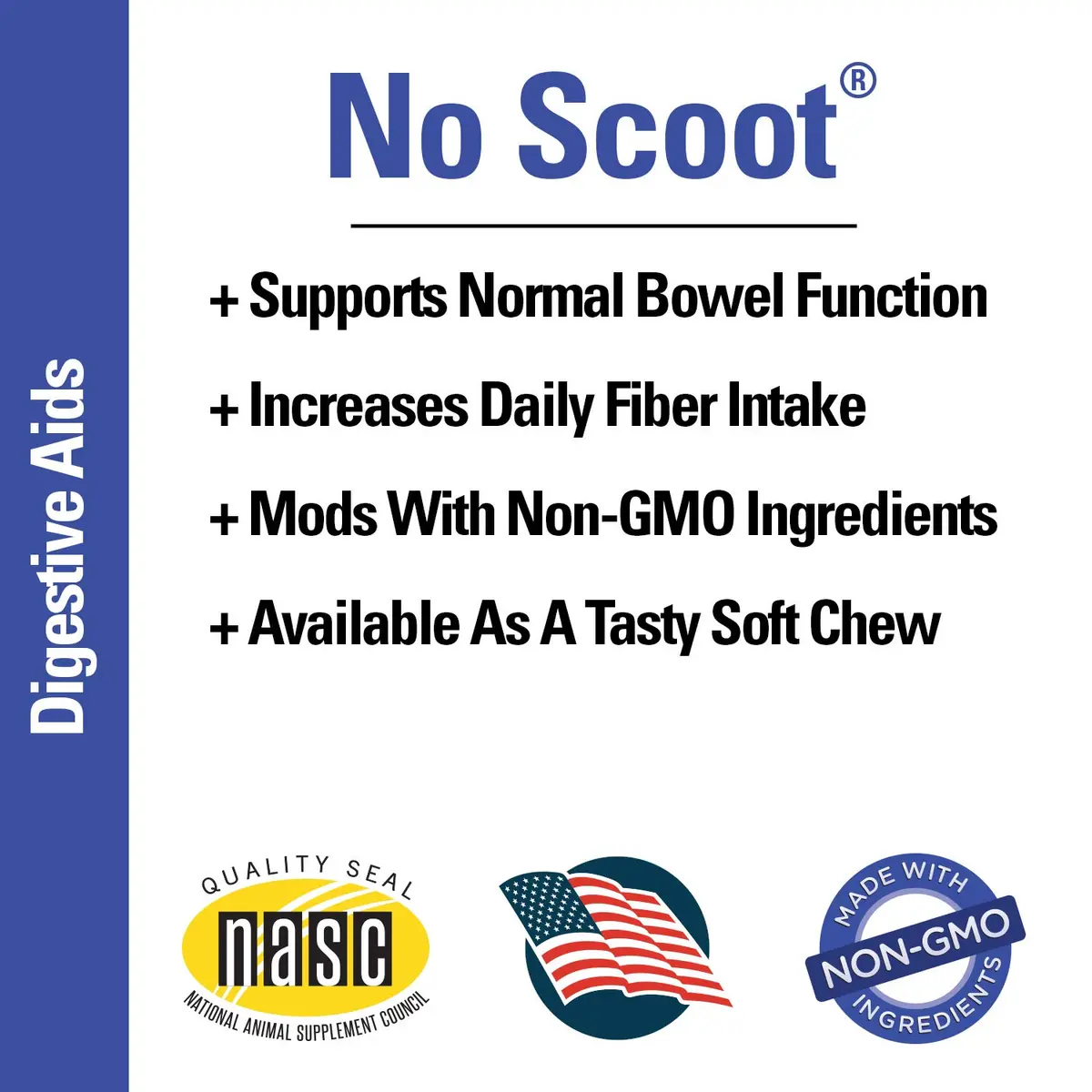 Vet Classics No Scoot for Dogs - 120 Soft Chews | Supports Anal Gland & Bowel Function - view 4