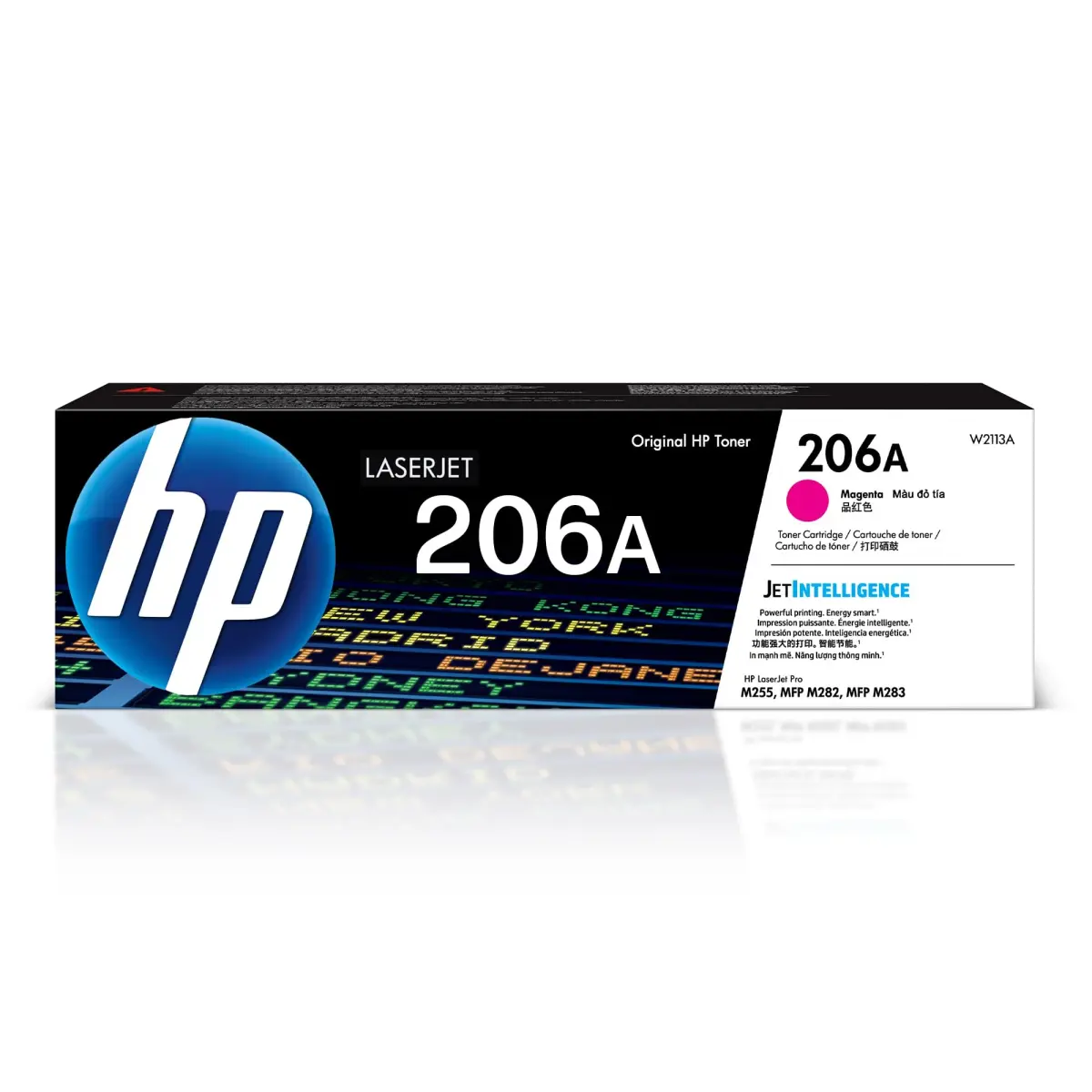 HP 206A Magenta Toner Cartridge | 1250 Pages | W2113A - main product image