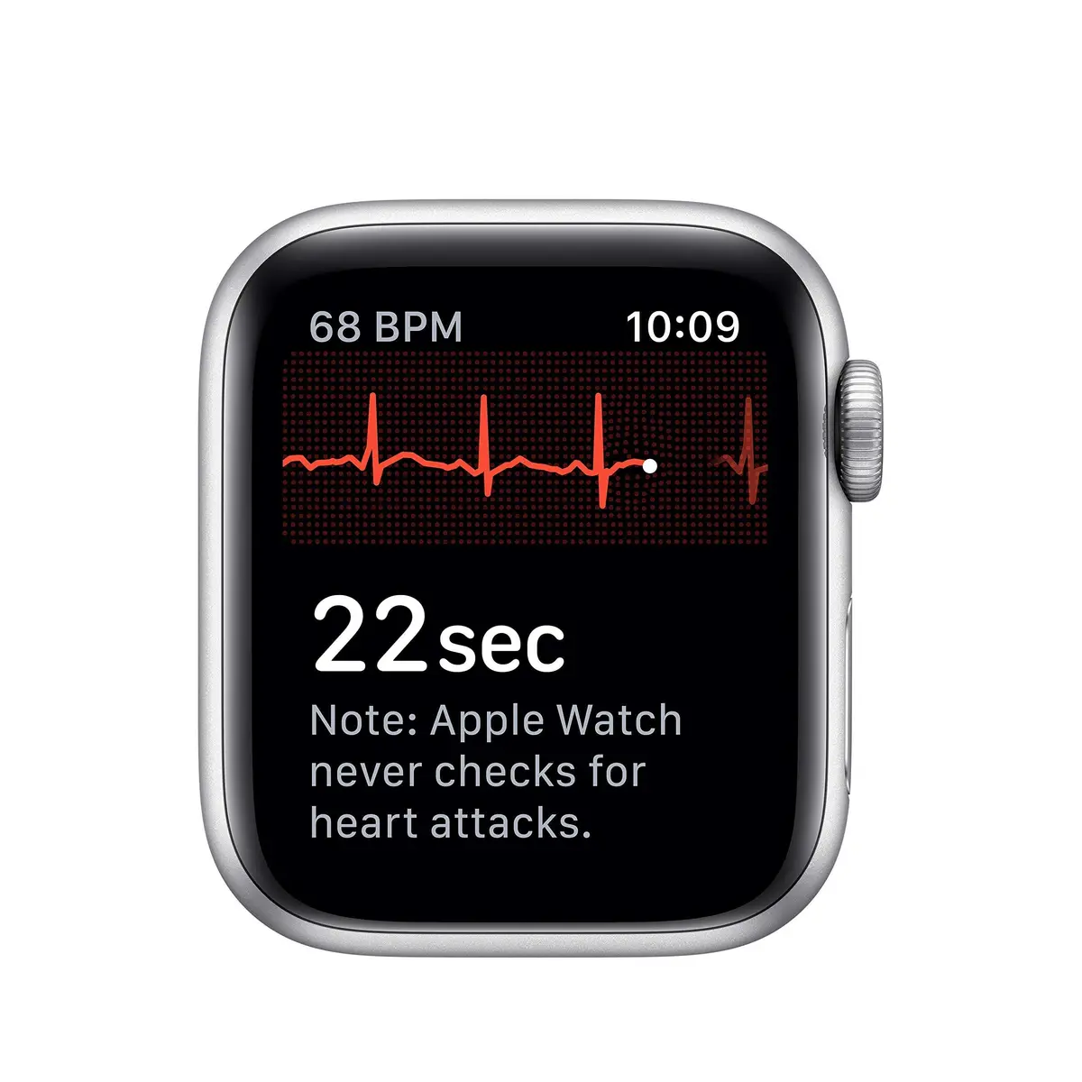 Apple Watch Series 5 GPS + Cellular 40mm Silver Aluminum Case with White Sport Band | Always-On Retina Display - view 5