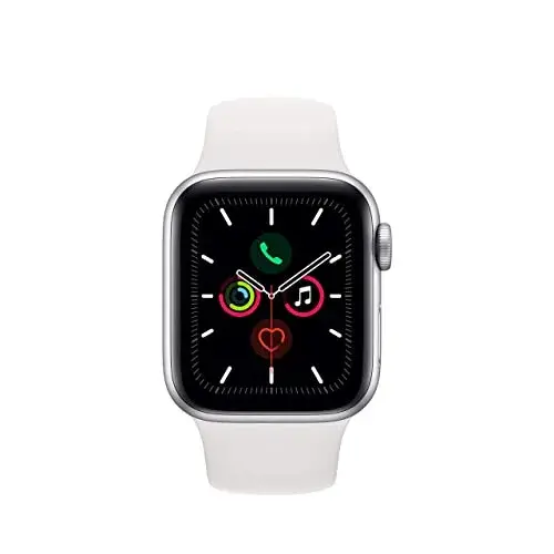 Apple Watch Series 5 GPS + Cellular 40MM Silver Aluminum with White Sport Band | Always-On Retina Display - view 6