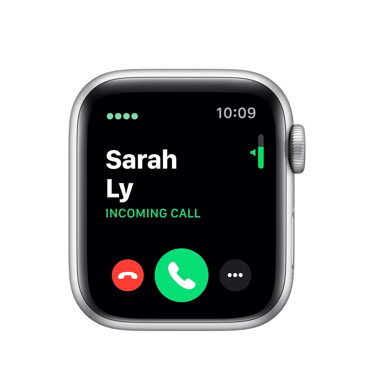 Apple Watch Series 5 GPS + Cellular 40mm Silver Aluminum Case with White Sport Band | Always-On Retina Display - view 3