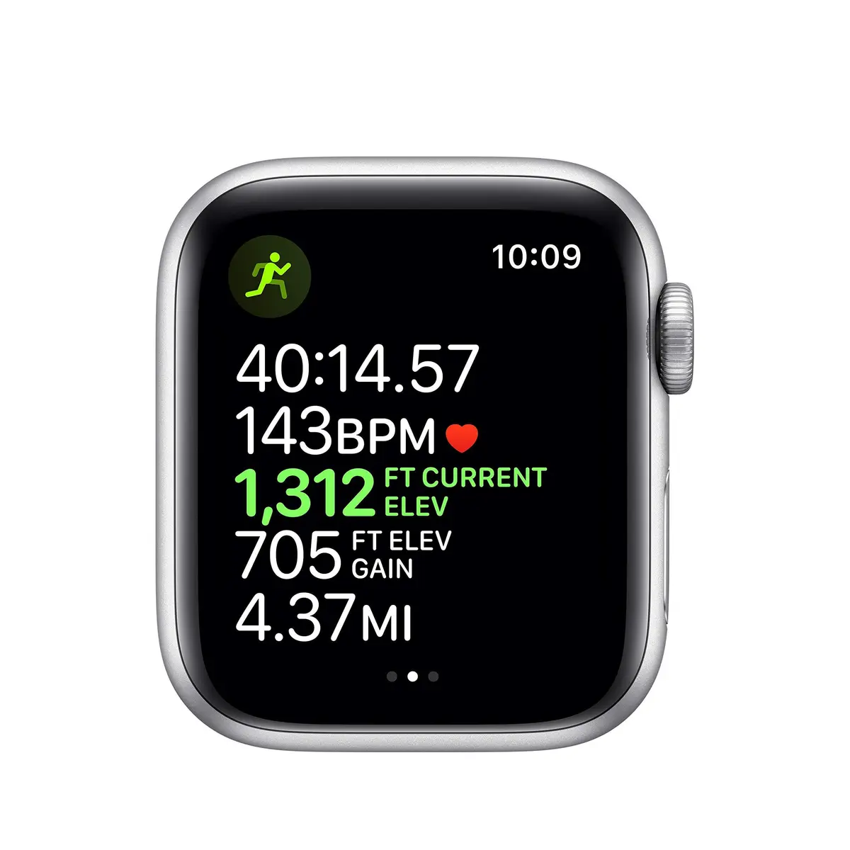 Apple Watch Series 5 GPS + Cellular 40mm Silver Aluminum Case with White Sport Band | Always-On Retina Display - view 4