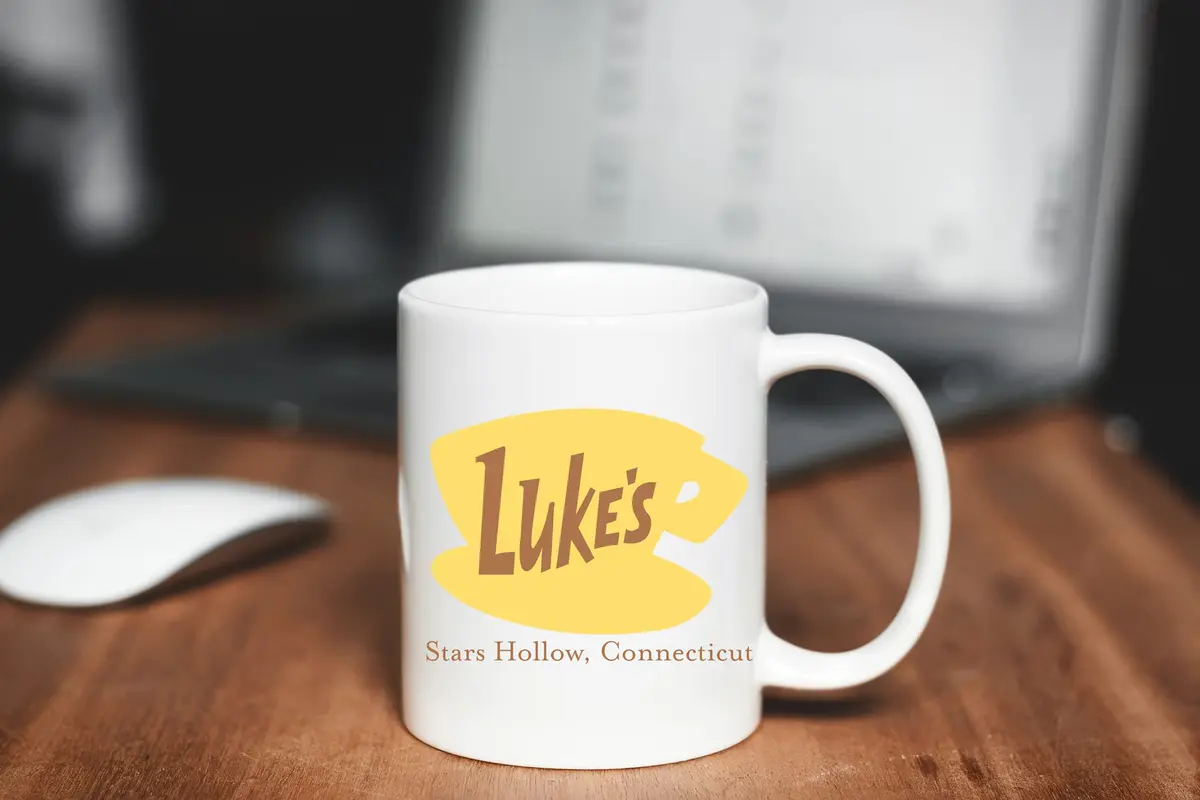 BSM Luke's Vintage Distressed Coffee Mug 11oz | Gilmore Merchandise Gifts Coffee Cup - view 4