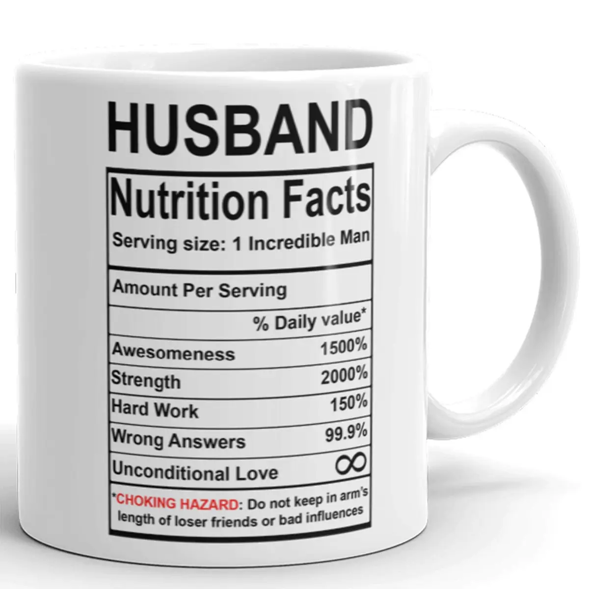 Say Mug?! White Drinking Cup 11oz | Funny Valentine's Day Gift for Husband - main product image