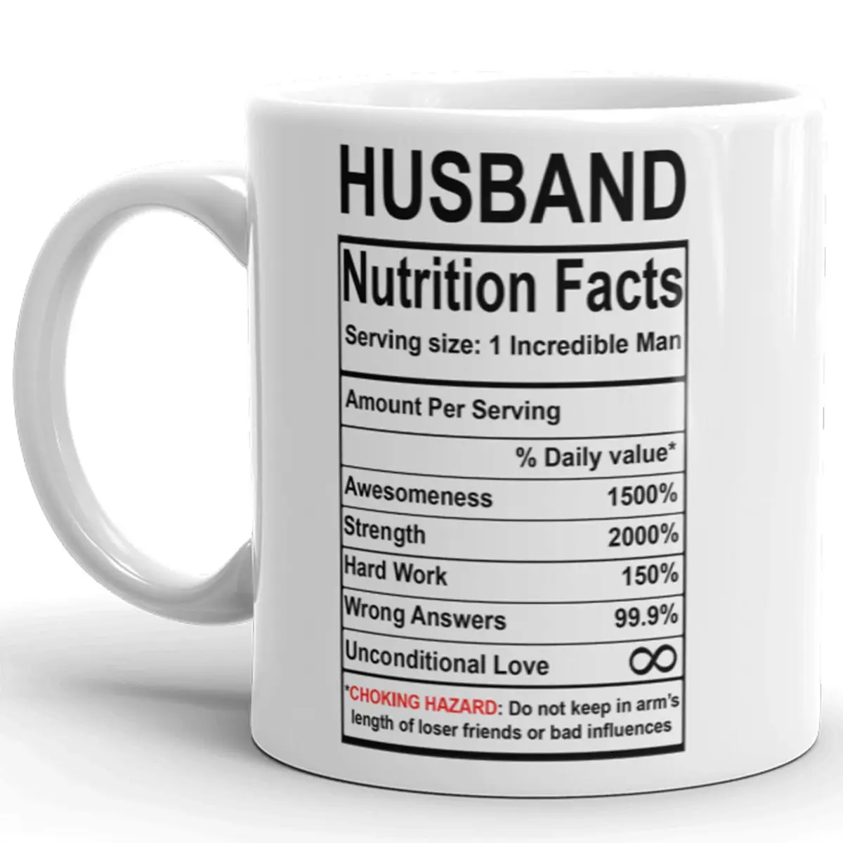 Say Mug?! White Drinking Cup 11oz | Funny Valentine's Day Gift for Husband - view 2