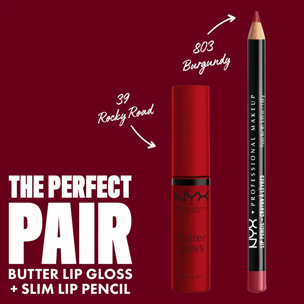 NYX PROFESSIONAL MAKEUP Butter Gloss Bling Lip Gloss - Rocky Road (Wine) | Vegan & Non-Sticky Shine - view 3
