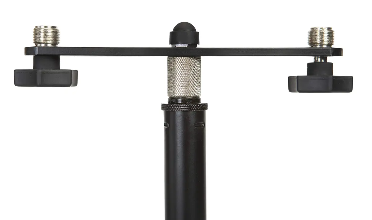 Gator Frameworks 1-to-2 Mic Mount Bar, Fits 5/8 Thread | Dual Mic Holder for Studio & Stage - view 4
